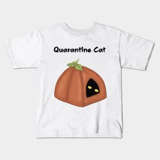 Black Cat Quarantine Kids T-Shirt